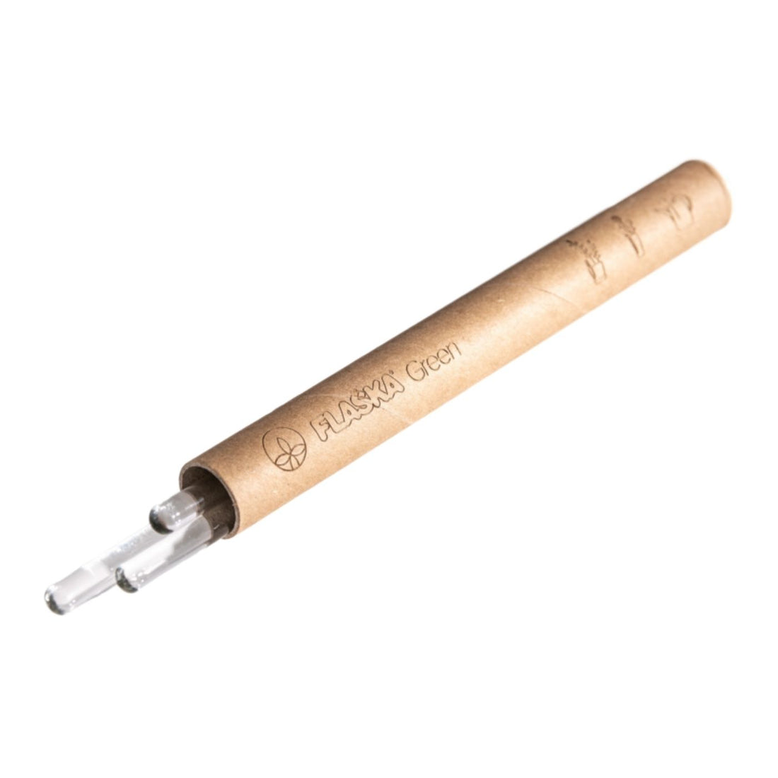 flaska green varilla de vidrio programado para estructurar el agua de tus plantas, pack de 3 unidades con embalaje de cartón tubular 