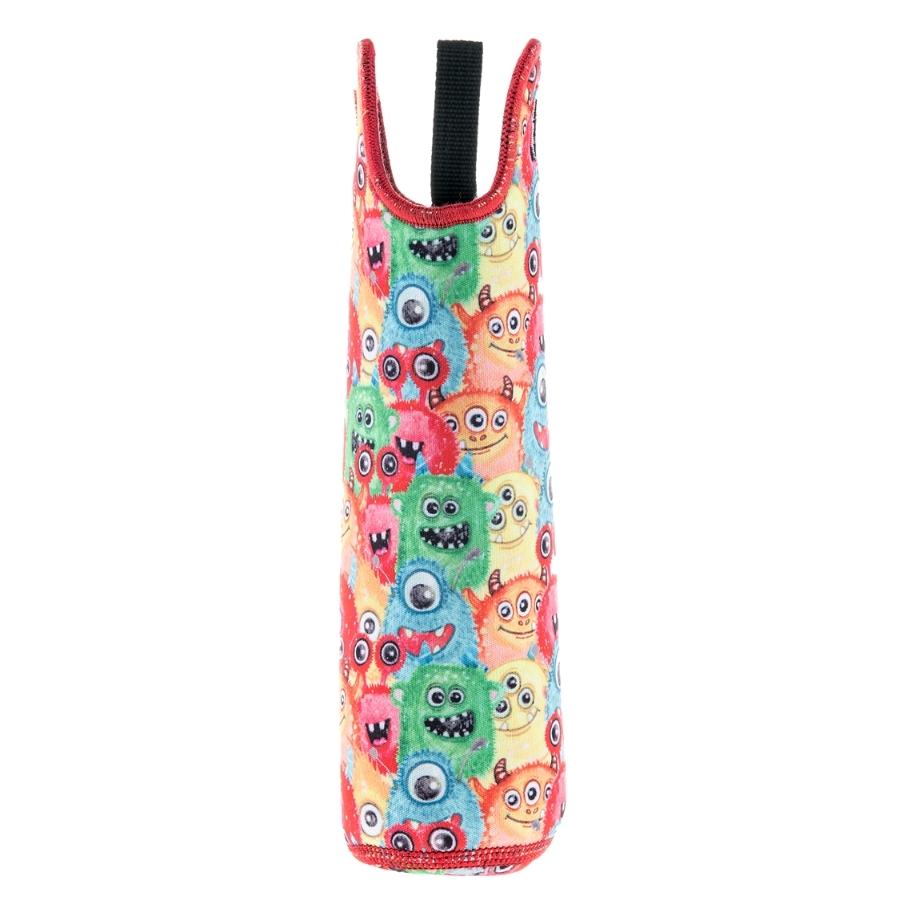 funda de neopreno para niños con diseño monstruos para botella flaska