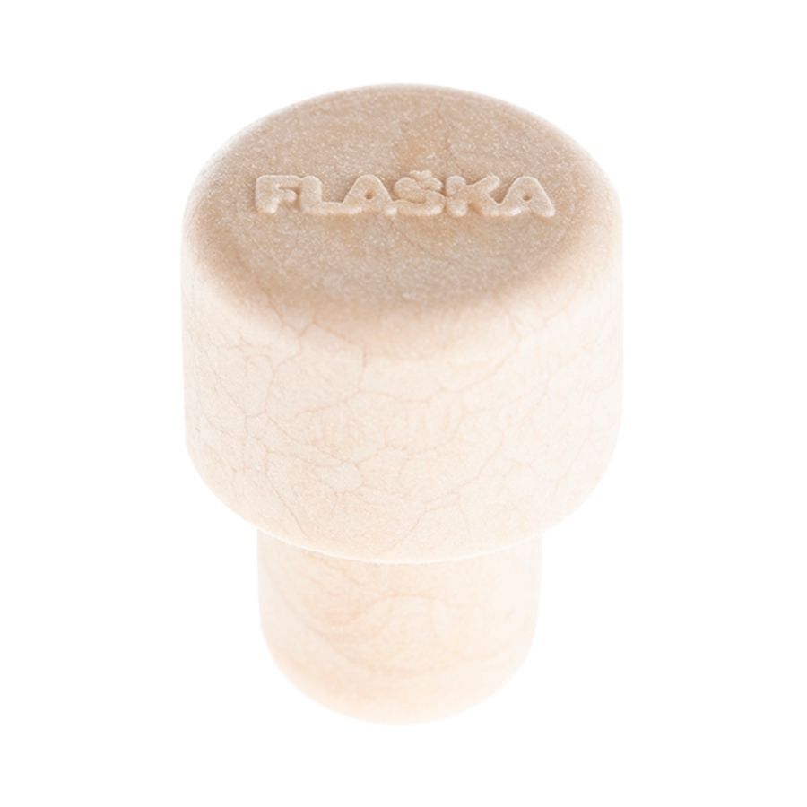 tapon de corcho expancork para botella flaska vista desde arriba